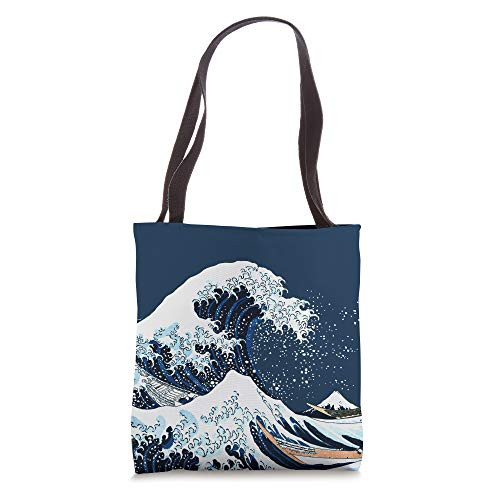 The Great Wave off Kanagawa Hokusai Japanese Art Tote Bag