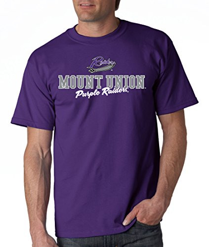 J2 Sport Mount Union Purple Raiders NCAA Campus Script Unisex T-Shirt