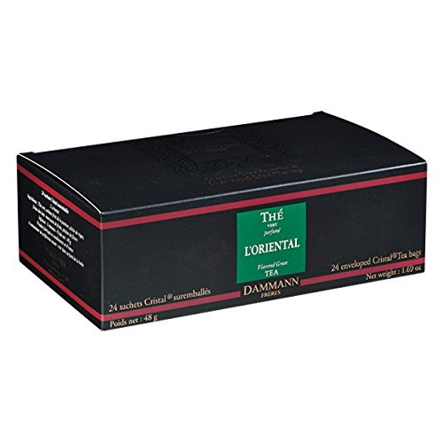 DAMMANN FRERES - L'Oriental Green Tea - 24 wrapped crystal enveloped tea bags