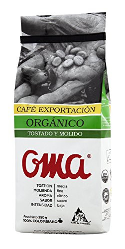OMA Organic Colombian Coffee 250g - 8.8oz Ground