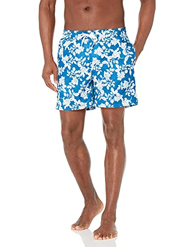 Kanu Surf Men's Jetty Swim Trunks -Regular  and  Extended Sizes-- Mallorca Royal- Small