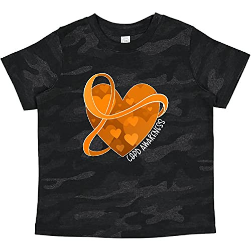 inktastic COPD Awareness Orange Ribbon Baby T-Shirt 12 Months Storm Camo 3d5c7