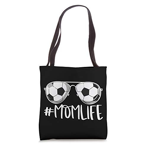 Momlife Soccer Aviators Mother's Day Soccer Mom Life Tote Bag