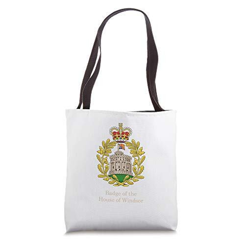 Badge of the House of Windsor- Round Tower of Windsor Castle Tote Bag