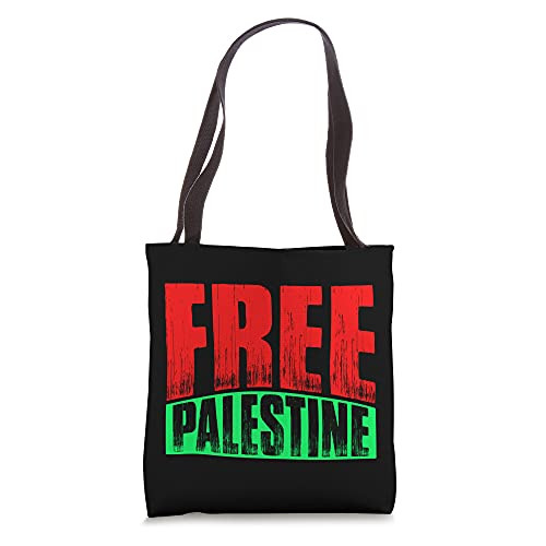 Free Palestine Flag I love Palestine Gaza Palestinian Flag Tote Bag