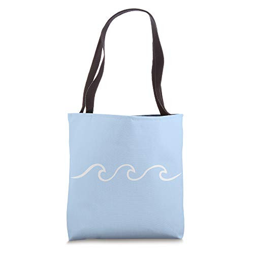 Aesthetically pleasing beach Japanese wave minimalist surf Tote Bag