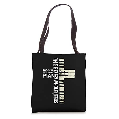 Christian Band Musician Rock Music Piano Tote Bag