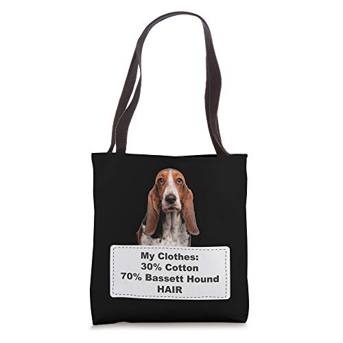 Funny Shedding Dog Bassett Hound Tote Bag