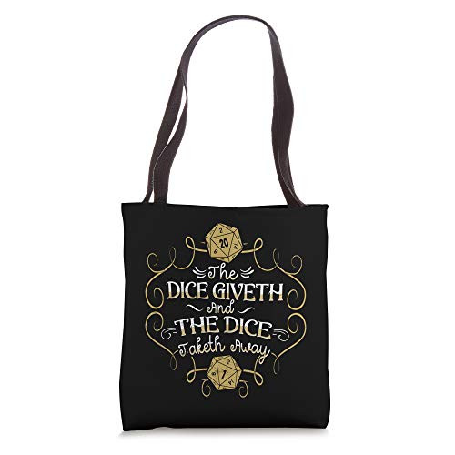 Dice Giveth and Taketh Away Boardgames Board Games Tote Bag