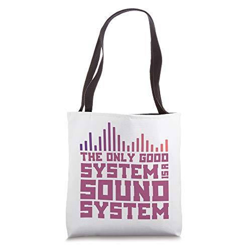 THE ONLY GOOD SYSTEM IS A SOUND SYSTEM VINYL RECORD Gift Tote Bag