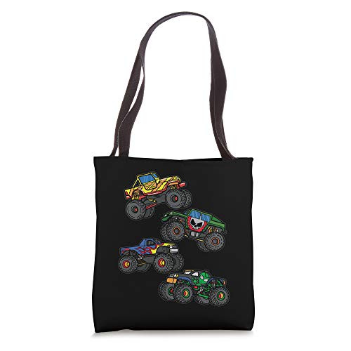 Monster Truck Gifts for Kids- Assorted Boys Monster Truck Tote Bag