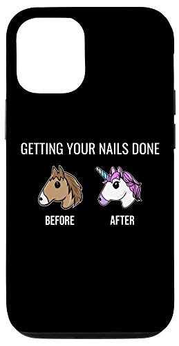 iPhone 12/12 Pro Nail Tech Unicorn Manicurist Technician Artist Case