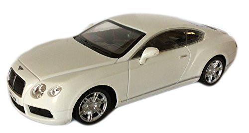 Braha Bentley Continental GT V8 1:24 Licensed Friction Car (White)