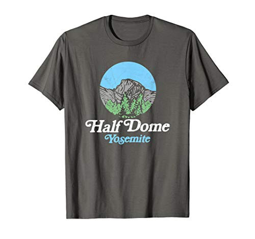 Half Dome Yosemite National Park Retro Throwback 80s T-Shirt