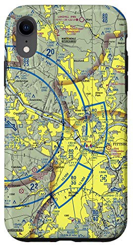 iPhone XR Aeronautical VFR Sectional Chart - Pittsburgh Case