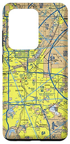 Galaxy S20 Ultra Aeronautical VFR Sectional Chart - Denver Case