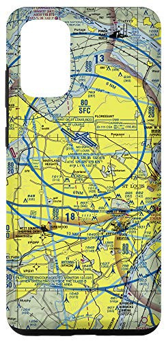 Galaxy S20Plus Aeronautical VFR Sectional Chart - St. Louis Case