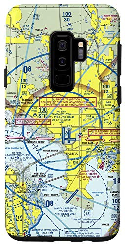 Galaxy S9Plus Aeronautical VFR Sectional Chart - Tampa Case