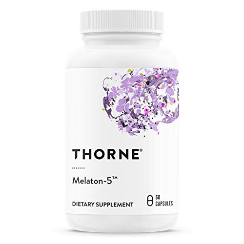 Thorne Research - Melaton-5 - Melatonin Supplement -5 mg- to Promote Sleep and Relaxation - 60 Capsules