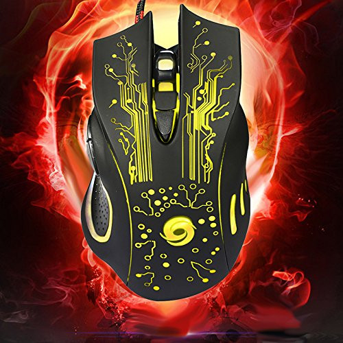 Professional Wired Gaming Mouse 6 Button 3200DPI LED Optical USB Gamer Computer Mouse Mice Cable Mouse Gift Box