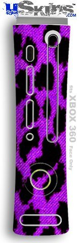 XBOX 360 Faceplate Skin - Purple Leopard