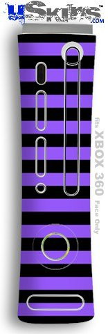 XBOX 360 Faceplate Skin - Stripes Purple