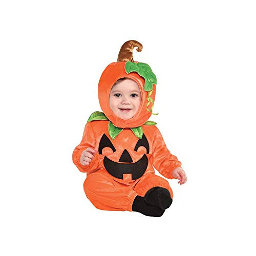amscan Baby Cute As A Pumpkin Costume - 6?12 Months- Orange