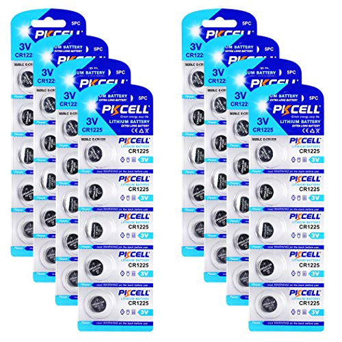 CR1225 DL1225 3V Lithium Batteries for Thermometer -40pc-