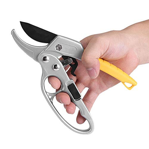 Keenso Pruning Shear- 8inch Professional High Carbon Steel Bypass Pruner Shears Cutter Gardening Plant Scissor Branch Trimmer Secateurs Tools