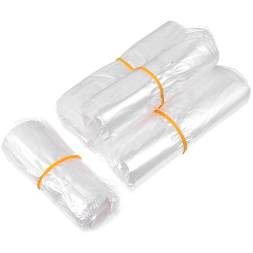 Scicalife 400Pcs Heat Shrink Wrap Bags Heat Sealing Shrink Film Wrap for Packing Moving Soaps Candles Jars Small Gifts