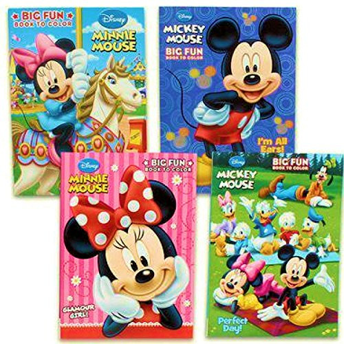 Disney's Mickey Mouse & Minnie Mouse Plus Friends Activity And Coloring Book (Set Of 4) by Bendon Publishing