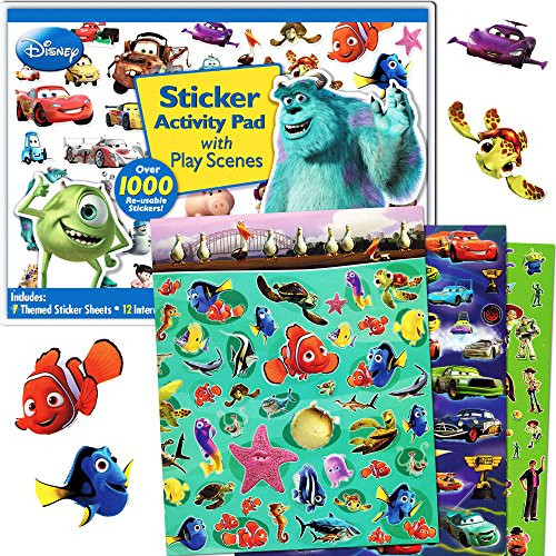 Disney Pixar Ultimate Sticker Activity Pad ~ Over 1000 Pixar Stickers Featuring Cars, Finding Nemo, Toy Story, Monsters Inc. and More! Disney Pixar Ultimate Sticker Activity Pad ~ Over 1000 Pixar Stickers Featuring Cars, Finding Nemo, Toy Story, Monsters Inc. and More!