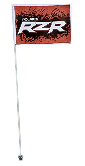 JLP Maverick X3 Polaris RZR 3.5' ATV Whip Flag Glamis Orange Heavy Duty Flag