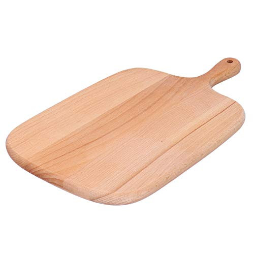 Sturdy Practical Easy to Clean Professional Beech Cutting Board Wood Cutting Board- for Pizza Bread- with Hanging Holes- for Grilling Accessory-33201.5-
