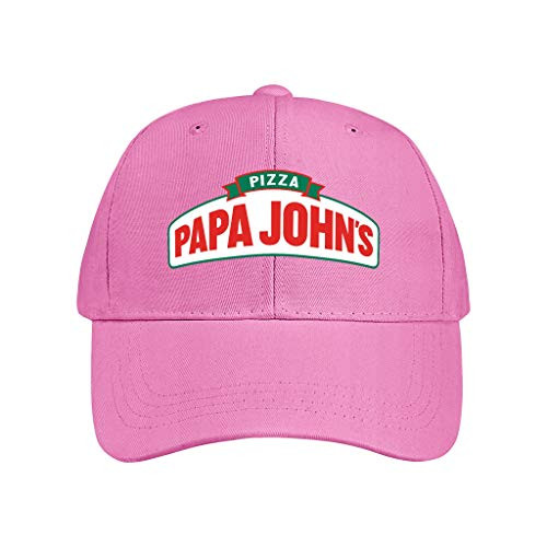 Mens Womens Casual Trucker-Papa-John's-Baseball Cap Professional Hat Athletic Adjustable Pink
