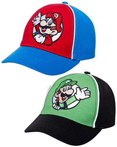 Nintendo Boys Super Mario Cotton Baseball Cap -Ages 4-7-- Size 4-7 Years- Super Mario Bros