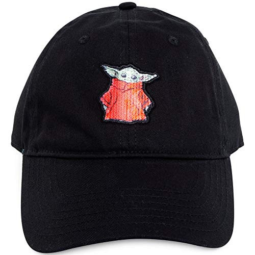 Disney Star Wars The Mandalorian - Baby Yoda The Child Baseball Cap Hat - Adult Black