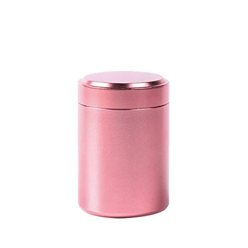 SUJING 80ML Airtight Multi-Use Vacuum Seal Portable Storage Container - Dry Goods Food Tea Coffee Sugar Kitchen Storage Canisters Jars Pots Containers Tins -pink-