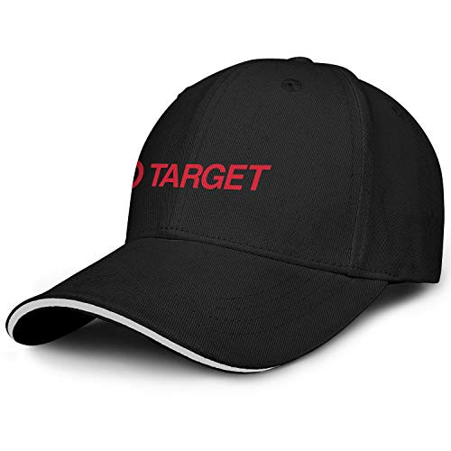 Unisex Mens Baseball Hats Vintage Adjustable Visor Target-Corporation-Red-Logo-Flat Cap