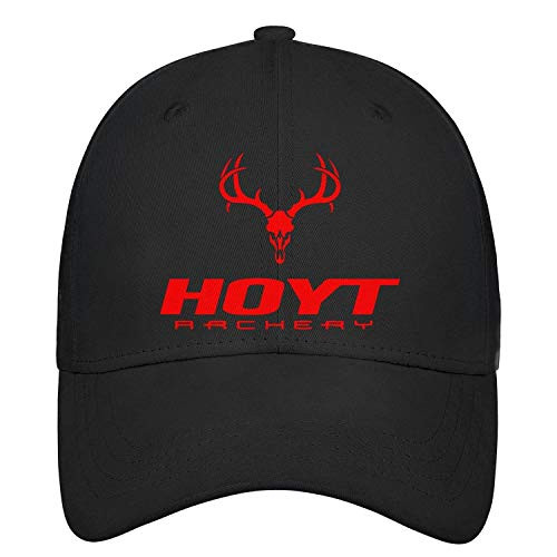 Unisex Man Baseball Hats Fashion Unadjustable Strapback Hoyt-Archery-Logo-Red-Flat Caps