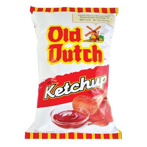 Old Dutch Ketchup Flavoured Chips - Imported From Canada