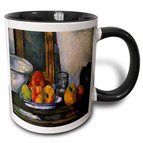 3dRose 61842_4 Paul Cezanne Painting Still Life With Open Drawer Ceramic Mug 11oz Black/White