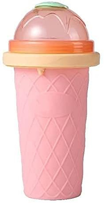 YQJY Slushie Maker Cup- Magic Quick Frozen Smoothies Cup Cooling Cup Double Layer Squeeze Cup Slushy Maker- Homemade Ice Cream Maker DIY Children's Adult Slushy Ice Cup-Pink YQJY Slushie Maker Cup- Magic Quick Frozen Smoothies Cup Cooling Cup Double Layer Squeeze Cup Slushy Maker- Homemade Ice Cream Maker DIY Children's Adult Slushy Ice Cup-Pink