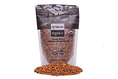Bytewise Organic Bengal Gram Whole/Brown Chickpea/Kala Chana- 3.5 lbs