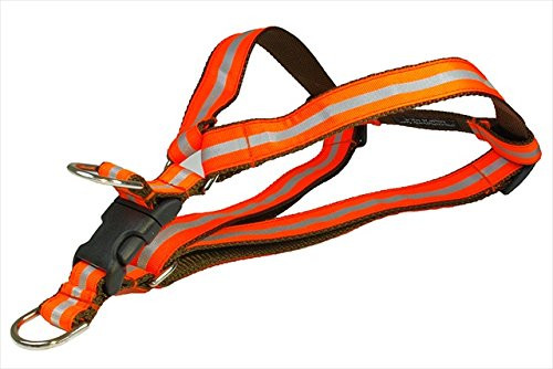 FlyFree Reflective Dog Harness44- Orange - Medium