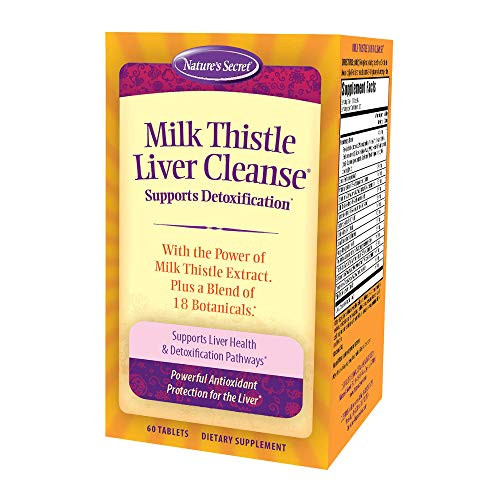 Nature's Secret Milk Thistle Liver Cleanse Tabs- 60 ct