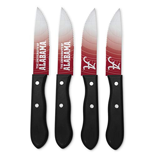 The Sports Vault NCAA Alabama Crimson Tide Steak Knives