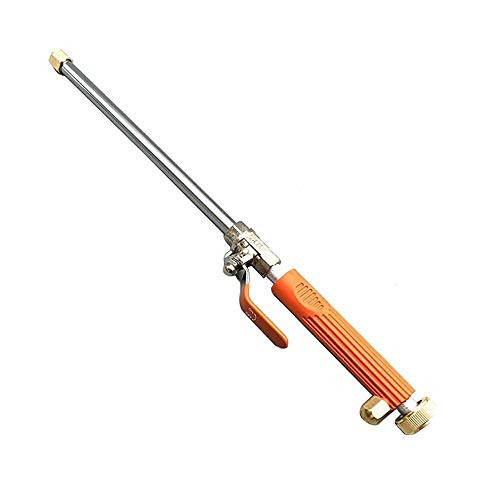 YELLAYBY Car Wash Maintenance High Pressure Power Water Gun Washer Water Jet Garden Hose Wand Nozzle Sprayer Spray Cleaning Tool for Car Washing Garden Watering -Color - Orange-