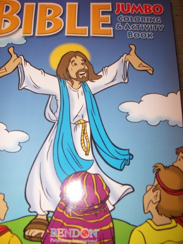 Bible Jumbo Coloring  and  Activity Book ~ Jesus Preaching