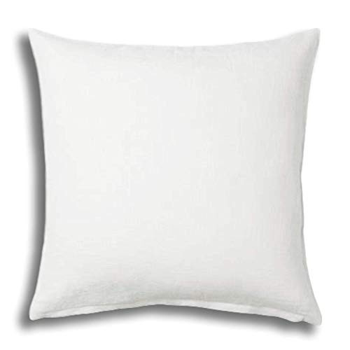 Pillow Insert 22x22 Decorative Throw Pillow Inserts - 1 Pack - Euro Sham Stuffer for Sofa Bed Couch Square White Form - Hypoallergenic Machine Washable and Dry Polyester - Made in USA